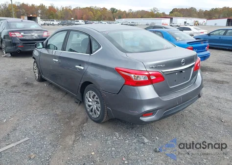 2017 Nissan Sentra S из США, поврежденный, VIN 3N1AB7AP6HY279672